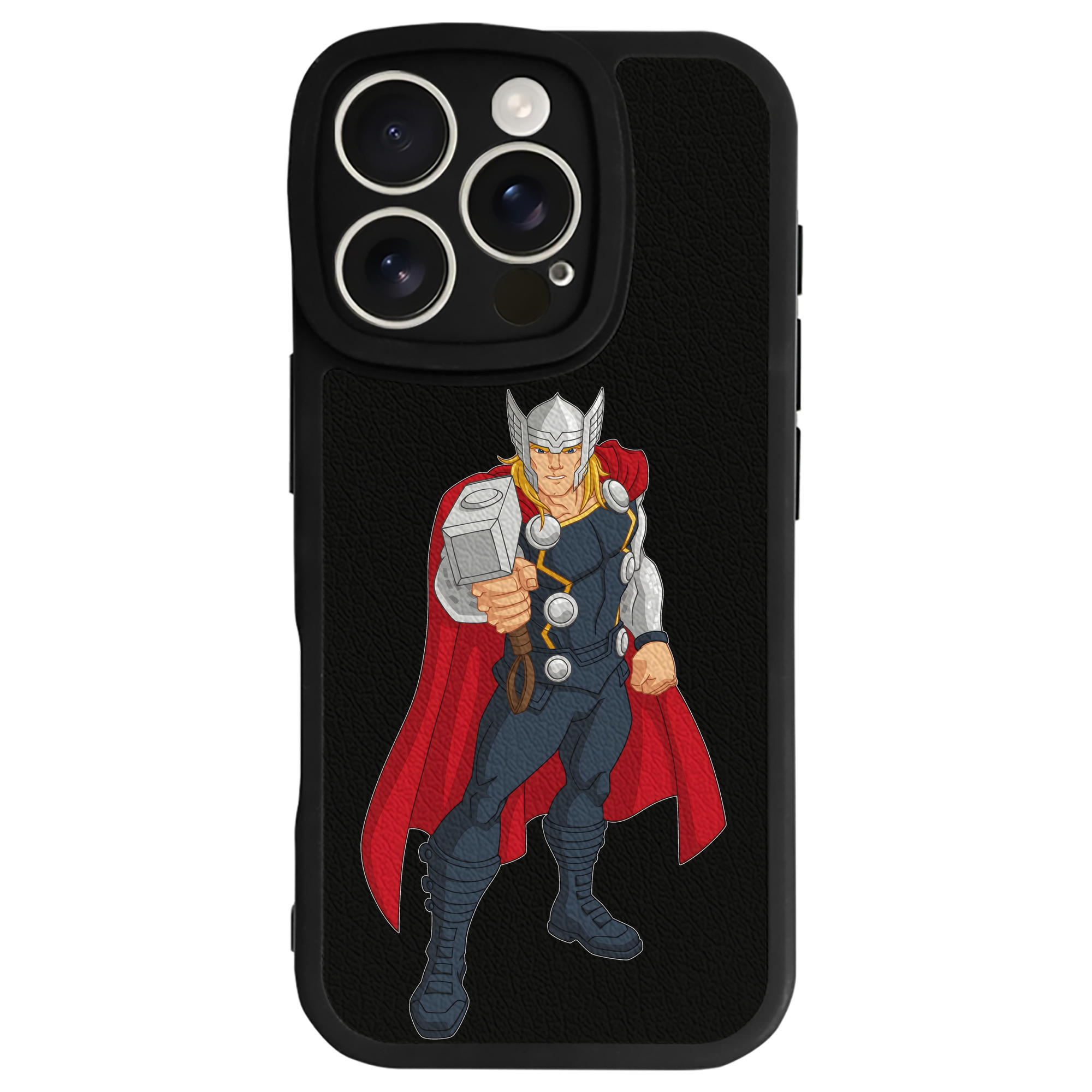 （画像用） アベンジャーズ The Avengers 【iPhone 16シリーズ対応】シリコンスマホケース（レザー調） 材質：シリコン